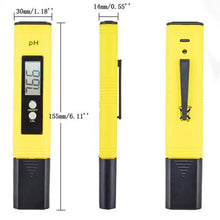 Load image into Gallery viewer, 2-Pieces: PH Meter TDS EC LCD Water Purity PPM Filter Hydroponic Pool Tester Tool
