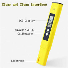 Load image into Gallery viewer, 2-Pieces: PH Meter TDS EC LCD Water Purity PPM Filter Hydroponic Pool Tester Tool
