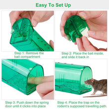 Load image into Gallery viewer, 2-Pieces: Reusable Humane Mouse Trap

