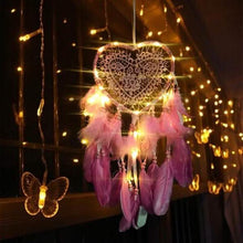 Load image into Gallery viewer, 2-Pieces: Romantic LED Dream Catcher with Feather Dreamcatcher Night Light
