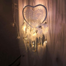 Load image into Gallery viewer, 2-Pieces: Romantic LED Dream Catcher with Feather Dreamcatcher Night Light
