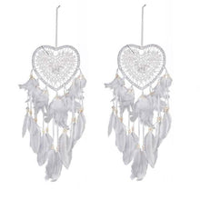Load image into Gallery viewer, 2-Pieces: Romantic LED Dream Catcher with Feather Dreamcatcher Night Light
