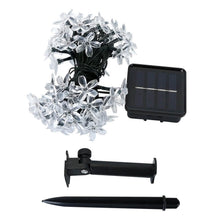 Load image into Gallery viewer, 2-Pieces: Solar Power String Lights 50 LED Beads Fairy Sakura Flower
