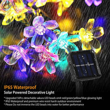 Load image into Gallery viewer, 2-Pieces: Solar Power String Lights 50 LED Beads Fairy Sakura Flower
