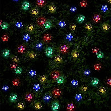 Load image into Gallery viewer, 2-Pieces: Solar Power String Lights 50 LED Beads Fairy Sakura Flower

