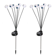 Load image into Gallery viewer, 2-Pieces: Solar Scary Eyeball Lights Halloween Decoration Swaying Light
