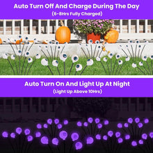 Load image into Gallery viewer, 2-Pieces: Solar Scary Eyeball Lights Halloween Decoration Swaying Light
