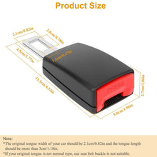 将图片加载到图库查看器，2-Pieces: Universal Car Extension Socket Buckles

