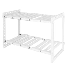 将图片加载到图库查看器，2-Tier Under Sink Organizer Retractable Space Saving Storage

