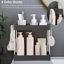 将图片加载到图库查看器，2-Tier Under Sink Shelf Organizer
