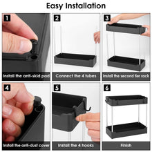 将图片加载到图库查看器，2-Tier Under Sink Shelf Organizer
