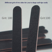 将图片加载到图库查看器，20-Pack: Professional Double Sided 100/180 Grit Nail Files
