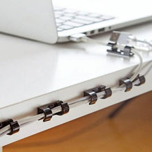 Load image into Gallery viewer, 20-Pack: Self-adhesive Wire Organizer Line Cable Clip
