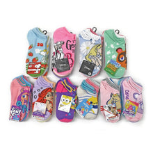 Load image into Gallery viewer, 20-Pair: Licensed Assorted Kids' No-Show Socks

