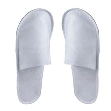 将图片加载到图库查看器，20-Pairs: Spa Hotel Guest Soft Slippers Closed Toe Disposable Travel Slipper
