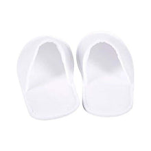 将图片加载到图库查看器，20-Pairs: Spa Hotel Guest Soft Slippers Closed Toe Disposable Travel Slipper
