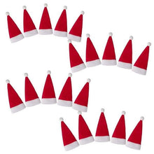 Load image into Gallery viewer, 20-Piece: Christmas Santa Hat Silverware Storage Bag
