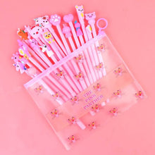 将图片加载到图库查看器，20-Piece: Cute Gel Cartoon Pen Set
