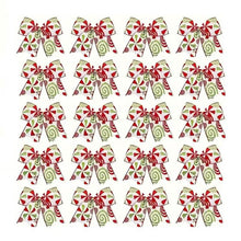 将图片加载到图库查看器，20-Pieces: Christmas Tree Bow Decorations
