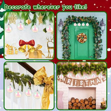 Load image into Gallery viewer, 20-Pieces: Clear Iridescent Plastic Ornaments Balls for Crafts
