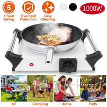 Load image into Gallery viewer, 2000W Electric Burner Portable Coil Heating Hot Plate Stove Countertop
