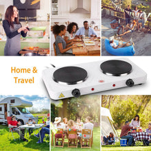 Load image into Gallery viewer, 2000W Portable Double Electric Burner
