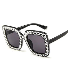 Load image into Gallery viewer, 2024 Modern Shining Diamond Sunglasses Retro Vintage Women Retro Design Flash Square Shades Female Mirror Sunglasses for Summer

