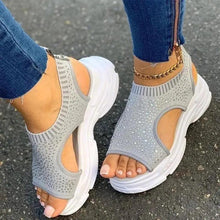 Load image into Gallery viewer, Elegant Women Sandals Comfort Summer Stretch Fabric Durable Material Modern Design For Womens
