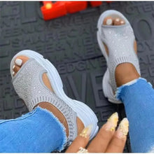 Load image into Gallery viewer, Elegant Women Sandals Comfort Summer Stretch Fabric Durable Material Modern Design For Womens
