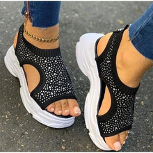 Load image into Gallery viewer, Elegant Women Sandals Comfort Summer Stretch Fabric Durable Material Modern Design For Womens
