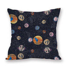 Load image into Gallery viewer, 2021 New Space Home Pillow Universe Sun Planet Pillows Decorative Throw Pillow Cover Universe Outer Space Planets Star Pillow Case Pillow Cushion Covers Decorative Pillow Spaceship Cover
