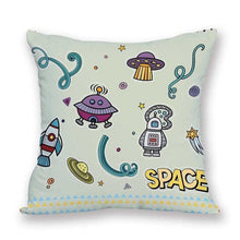 Load image into Gallery viewer, 2021 New Space Home Pillow Universe Sun Planet Pillows Decorative Throw Pillow Cover Universe Outer Space Planets Star Pillow Case Pillow Cushion Covers Decorative Pillow Spaceship Cover
