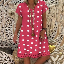 Load image into Gallery viewer, Stylish Summer Dress Loose Ladies Orange Yellow Summer Dresses For Women - Women Cute Outfits
