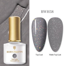将图片加载到图库查看器，2021 New Womens Colorful Nail Gel Polish Modern Glitter Pink Purple UV Diamond Stylish Design Nail Colors Gel
