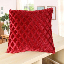 将图片加载到图库查看器，2021 Soft Fur Plush Cushion Cover Pillowcase For Home Decor Pillow Cover Bed Sofa Decorative Soft Fluffy Plush Pillowcases Square Autumn Cushion Covers For Living Room
