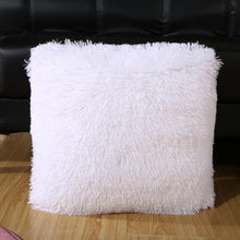 将图片加载到图库查看器，2021 Soft Fur Plush Cushion Cover Pillowcase For Home Decor Pillow Cover Bed Sofa Decorative Soft Fluffy Plush Pillowcases Square Autumn Cushion Covers For Living Room
