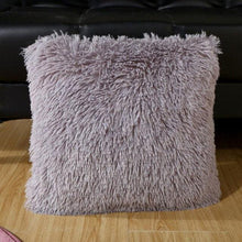 将图片加载到图库查看器，2021 Soft Fur Plush Cushion Cover Pillowcase For Home Decor Pillow Cover Bed Sofa Decorative Soft Fluffy Plush Pillowcases Square Autumn Cushion Covers For Living Room
