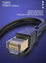 Load image into Gallery viewer, 2021 Super Fast CAT8 Ethernet Cable RJ45 Lan Cable FTP Network Cable For RJ45 Cat8 Compatible Patch Cord Modem Router Cable Ethernet High Speed For Router TV Set
