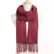 Load image into Gallery viewer, Winter Scarf Women Warm Solid Scarves Fashion Casual Scarfs For Women Casual Scarfs For Winter

