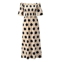 将图片加载到图库查看器，Women Summer And Autumn Fashion A-Line One-Shoulder High Waist Dresses - Fashion Summer Dresses For Women
