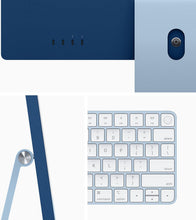 Load image into Gallery viewer, 2021 Apple iMac 24" Sky Blue - M1 Chip 8-Core CPU 8GB RAM 512GB SSD
