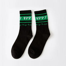 Load image into Gallery viewer, 2022 Black White Cotton Socks AB Side Don't Follow Me I'm Lost too Creative Unisex Casual Socks Daily For Men And Women
