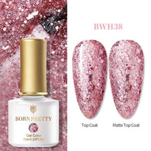 将图片加载到图库查看器，2022 Elegant Pretty Womens Orange 6ml Gel Nail Polish Summer UV LED Stylish Glossy and Matte Professional Home Nail Design For Women
