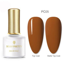 将图片加载到图库查看器，2022 Elegant Pretty Womens Orange 6ml Gel Nail Polish Summer UV LED Stylish Glossy and Matte Professional Home Nail Design For Women
