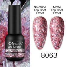 将图片加载到图库查看器，NEW TREND Modern fashion Red Gel Nail Polish For Nails  Permanent UV LED 8ml Matte Glossy High Quality Fashion Design For Women and Ladies
