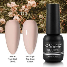 将图片加载到图库查看器，NEW TREND Modern fashion Red Gel Nail Polish For Nails  Permanent UV LED 8ml Matte Glossy High Quality Fashion Design For Women and Ladies
