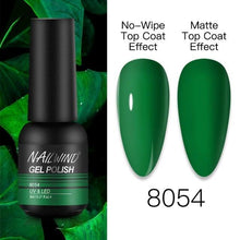 将图片加载到图库查看器，NEW TREND Modern fashion Red Gel Nail Polish For Nails  Permanent UV LED 8ml Matte Glossy High Quality Fashion Design For Women and Ladies
