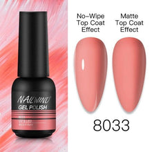 将图片加载到图库查看器，NEW TREND Modern fashion Red Gel Nail Polish For Nails  Permanent UV LED 8ml Matte Glossy High Quality Fashion Design For Women and Ladies
