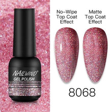 将图片加载到图库查看器，NEW TREND Modern fashion Red Gel Nail Polish For Nails  Permanent UV LED 8ml Matte Glossy High Quality Fashion Design For Women and Ladies
