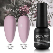 将图片加载到图库查看器，NEW TREND Modern fashion Red Gel Nail Polish For Nails  Permanent UV LED 8ml Matte Glossy High Quality Fashion Design For Women and Ladies

